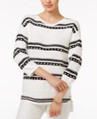 Tommy Hilfiger Liberty Printed Textured Sweater