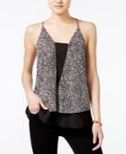 Bar Iii Printed Layered Top, Only At Macy's
