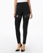 I.n.c. Moto Comfort Smoothing Leggings, Created For Macy's