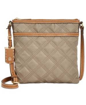 Tommy Hilfiger Julia Triple Quilted Nylon Crossbody