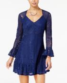 American Rag Juniors' Lace Empire-waist Dress, Created For Macy's