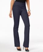 Inc International Concepts Curvy Angle Welt Pocket Flare Pants, Only At Macy's