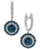 Bella Bleu By Effy Diamond Disc Drop Earrings (1-1/4 Ct. T.w.) In 14k White Gold