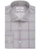 Calvin Klein Infinite Stretch Fitted Check Dress Shirt