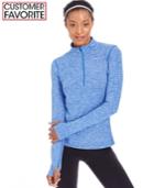 Nike Element Dri-fit Half-zip Heathered Top