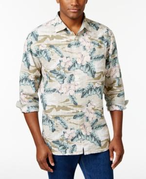 Tommy Bahama Men's Canoa Camo Long-sleeve Shirt