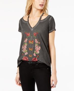 Lucky Brand Cutout Graphic T-shirt