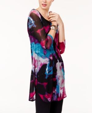 Alfani Printed Tunic, Created For Macy's