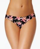 Hula Honey Floral-print Cheeky Bikini Bottoms Women's Swimsuit