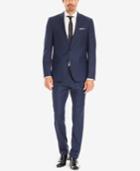 Boss Men's Slim-fit Virgin Wool Textured Suit