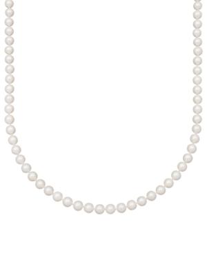 "belle De Mer Pearl Necklace, 16"" 14k Gold A+ Akoya Cultured Pearl Strand (6-1/2-7mm)"
