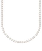 "belle De Mer Pearl Necklace, 16"" 14k Gold A+ Akoya Cultured Pearl Strand (6-1/2-7mm)"
