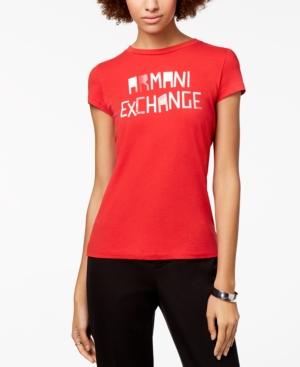 Armani Exchange Cotton Logo T-shirt