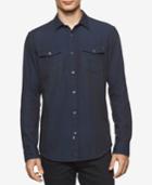 Calvin Klein Jeans Men's Weft Ripped And Repaired Shirt