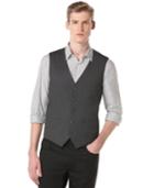 Perry Ellis Big And Tall Subtle Houndstooth Vest