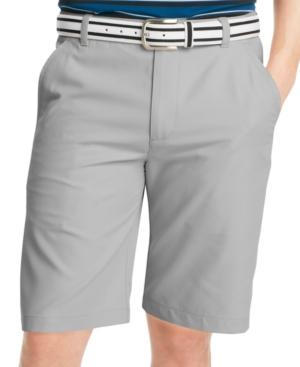 Izod Solid Flat Front Golf Shorts