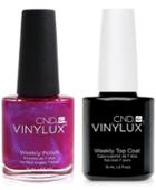 Creative Nail Design Vinylux Magenta Mischief Nail Polish & Top Coat (two Items), 0.5-oz, From Purebeauty Salon & Spa