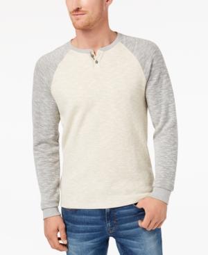 Lucky Brand Men's Textured Raglan Henley