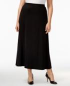 Kasper Plus Size Maxi Skirt