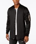 Jaywalker Men's Curved-hem Bomber Jacket