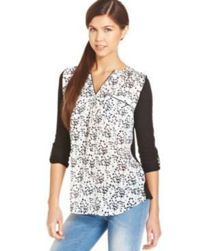 Kensie Printed Blouse