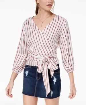 Polly & Esther Juniors' Printed Surplice Wrap Top