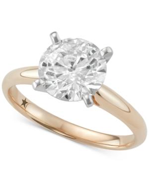 Macy's Star Signature Diamond Solitaire Engagement Ring (2 Ct. T.w.) In 14k White Gold