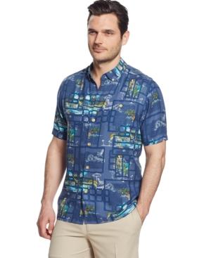 Tommy Bahama Big And Tall Insta-paradise Silk Shirt