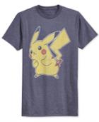 New World Men's Pokemon Pikachu Graphic-print T-shirt