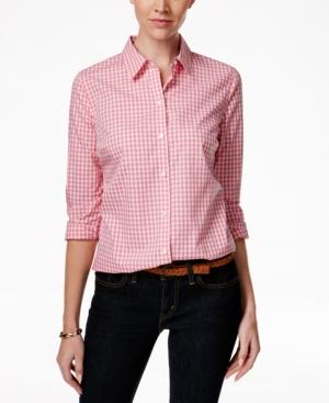 Charter Club Petite Plaid Shirt, Only At Macy's