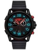 Diesel Men's Full Guard 2.5 Black Silicone Strap Touchscreen Smart Watch 48mm