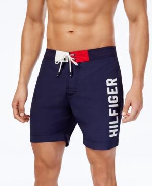 Tommy Hilfiger Men's Colorblocked Seaboard 7 Board Shorts
