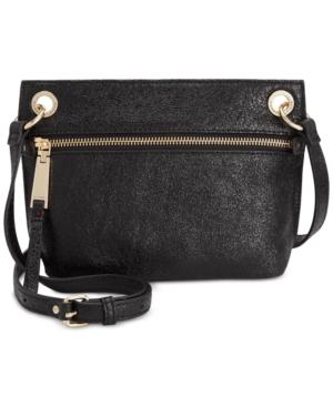 Tommy Hilfiger Camille Crackle Leather Mini Crossbody