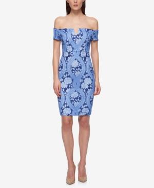 Guess Lace Off-the-shoulder Dress