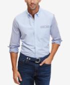 Nautica Men's Colorblocked Slim Fit Oxford Shirt