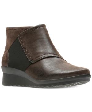 Clarks Women's Cloudsteppers Caddell Rush Booties Women's Shoes