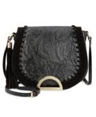 Inc International Concepts Maraa Embossed Saddle Bag, Created For Macy's