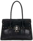 Patricia Nash Zebra Vienna Medium Top-flap Satchel