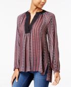 Jessica Simpson Calista Printed High-low Tunic