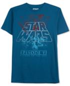 Men's Star Wars Return Of The Jedi Gradient Graphic-print T-shirt From Jem