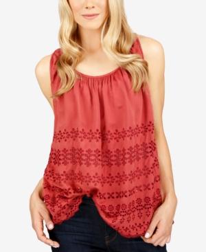 Lucky Brand Eyelet Top