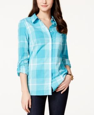 Tommy Hilfiger Carrie Plaid Button-down Shirt
