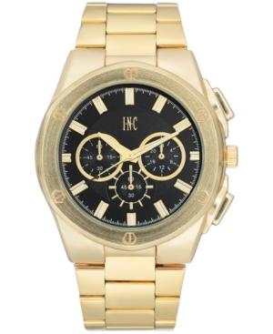 I.n.c. Men's Gold-tone Bracelet Watch 44.5mm, Created For Macy's