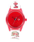 Harajuku Lovers Unisex Emoji Designed By Gwen Stefani Printed Strap Watch 40mm Hl2321