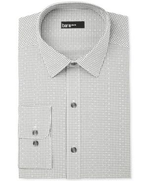 Bar Iii Men's Slim-fit Shadow Gingham Dot Dress Shirt, Only At Macy's