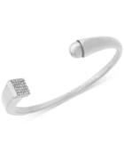 Bcbgeneration Circle And Square Pave Cuff Bracelet