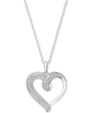 Diamond Heart Pendant Necklace (1/2 Ct. T.w.) In 14k Gold Or White Gold