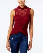 American Rag Knotted High-low Top, Only At Macy's