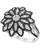 Le Vian Exotics Diamond Flower Ring (1-1/3 Ct. T.w.) In 14k White Gold