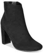 Material Girl Cambrie Block-heel Booties, Only At Macy's Women's Shoes